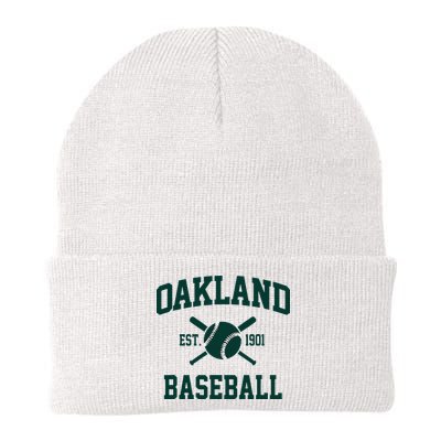 Oakland Baseball Athletic Vintage Sports Team Fan Beanie