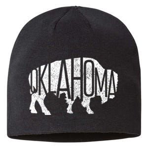 Oklahoma Bison American Buffalo National Park Souvenir Sustainable Beanie