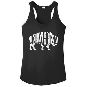 Oklahoma Bison American Buffalo National Park Souvenir Ladies PosiCharge Competitor Racerback Tank