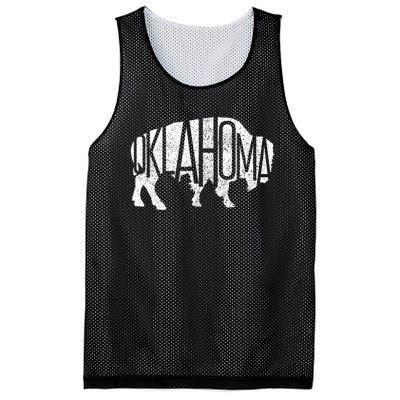 Oklahoma Bison American Buffalo National Park Souvenir Mesh Reversible Basketball Jersey Tank