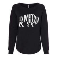 Oklahoma Bison American Buffalo National Park Souvenir Womens California Wash Sweatshirt