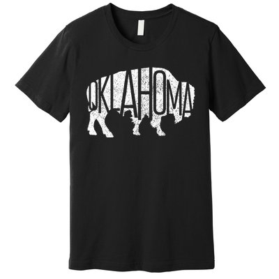 Oklahoma Bison American Buffalo National Park Souvenir Premium T-Shirt