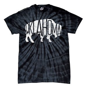 Oklahoma Bison American Buffalo National Park Souvenir Tie-Dye T-Shirt