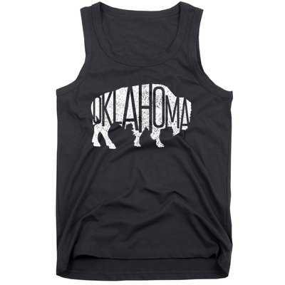 Oklahoma Bison American Buffalo National Park Souvenir Tank Top