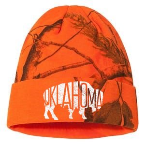 Oklahoma Bison American Buffalo National Park Souvenir Kati Licensed 12" Camo Beanie