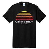 Orange Beach Alabama Retro Vintage Style Distressed Sunset Tall T-Shirt