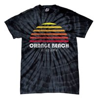 Orange Beach Alabama Retro Vintage Style Distressed Sunset Tie-Dye T-Shirt