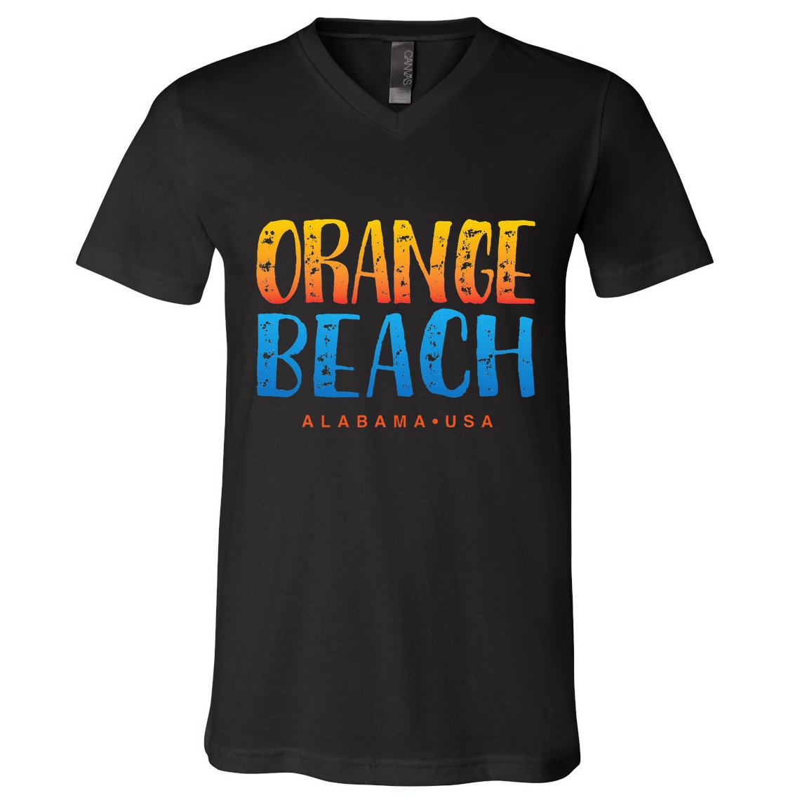 Orange Beach Alabama Souvenir V-Neck T-Shirt