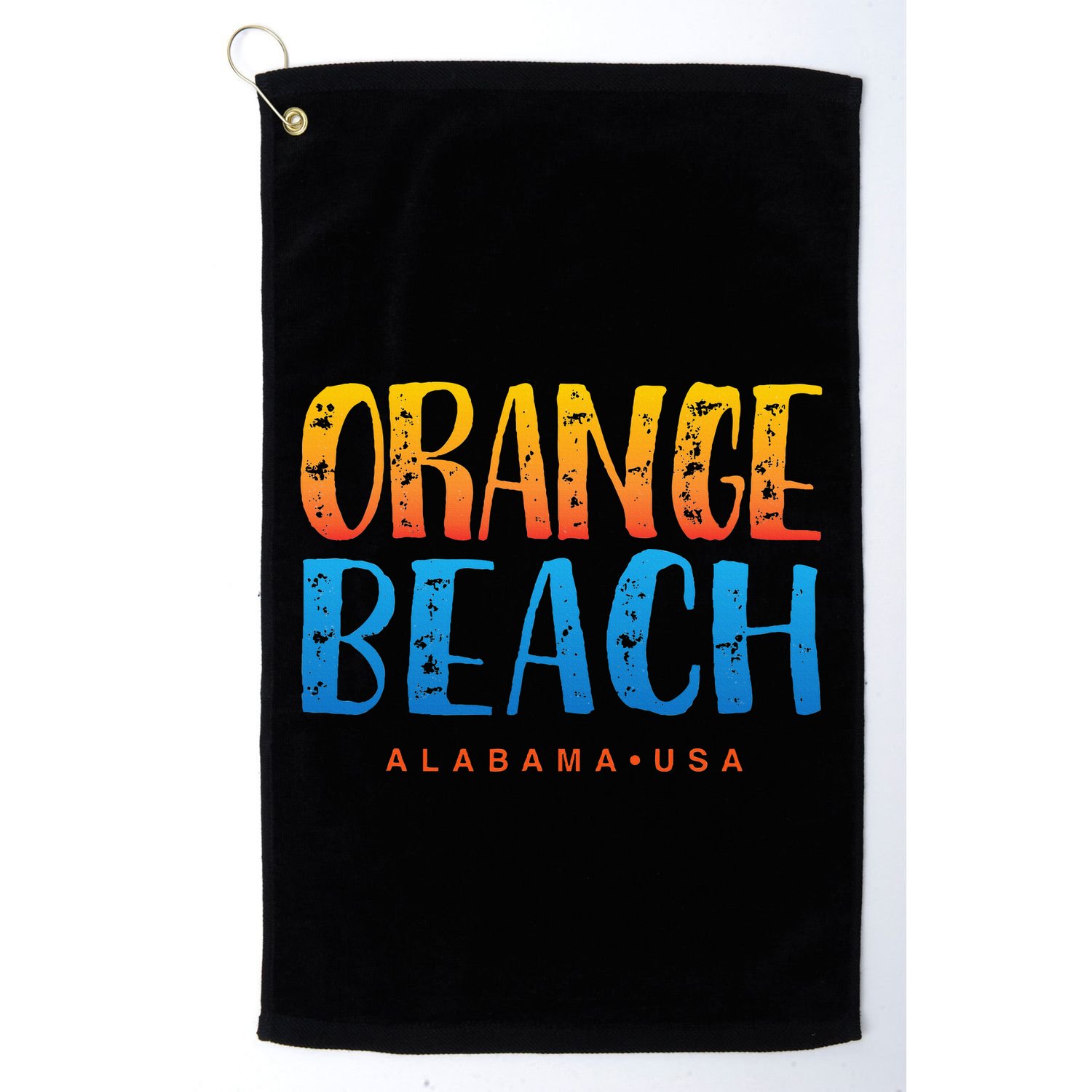 Orange Beach Alabama Souvenir Golf Towel