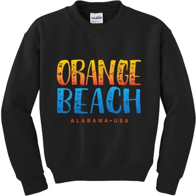 Orange Beach Alabama Souvenir Kids Sweatshirt
