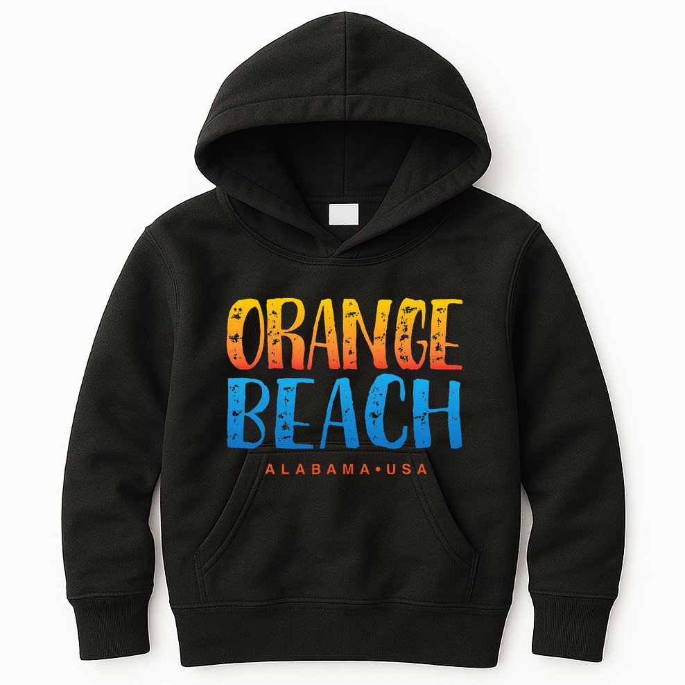 Orange Beach Alabama Souvenir Kids Hoodie