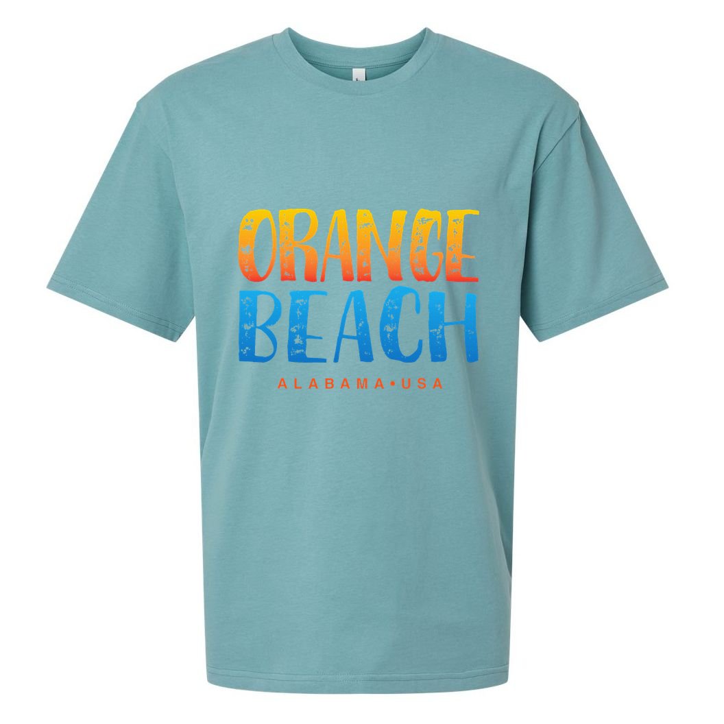 Orange Beach Alabama Souvenir Sueded Cloud Jersey T-Shirt