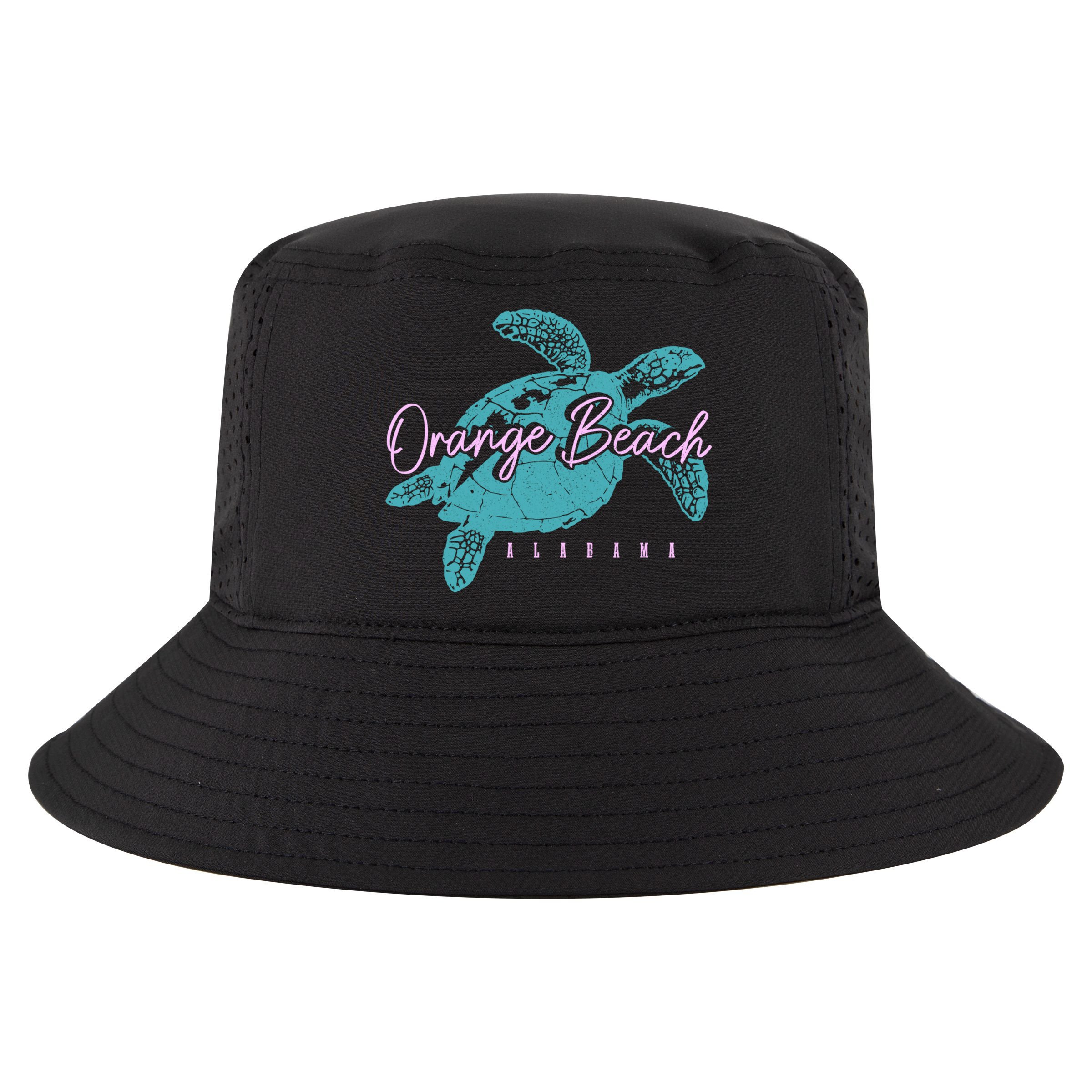 Orange Beach Alabama Al Sea Turtle Vacation Souvenir Gift Cool Comfort Performance Bucket Hat