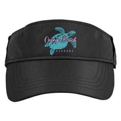 Orange Beach Alabama Al Sea Turtle Vacation Souvenir Gift Adult Drive Performance Visor