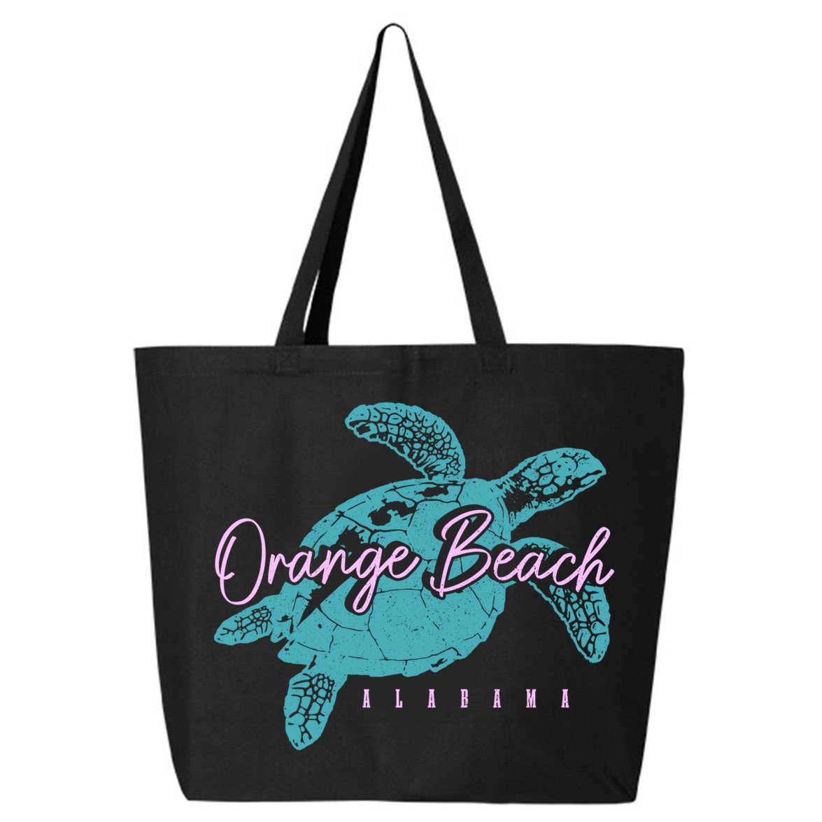 Orange Beach Alabama Al Sea Turtle Vacation Souvenir Gift 25L Jumbo Tote