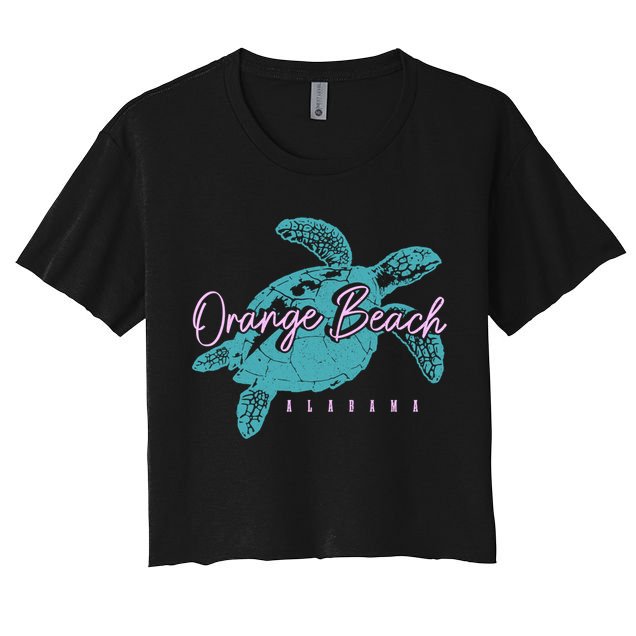 Orange Beach Alabama Al Sea Turtle Vacation Souvenir Gift Crop Top