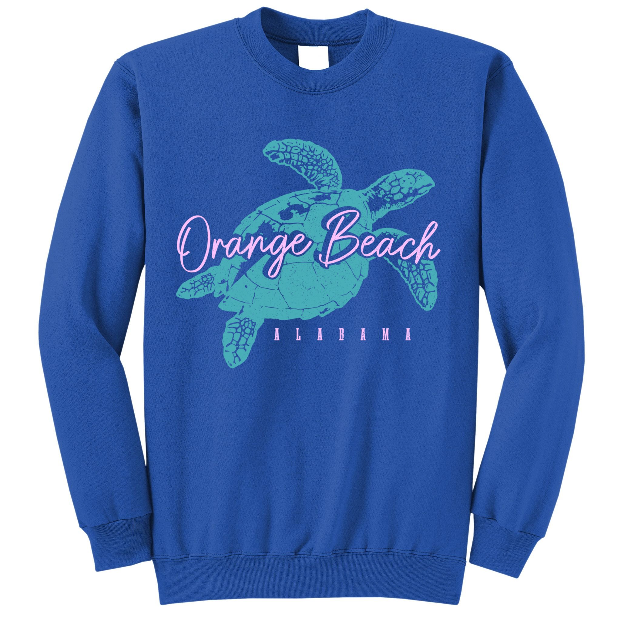 Orange Beach Alabama Al Sea Turtle Vacation Souvenir Gift Sweatshirt