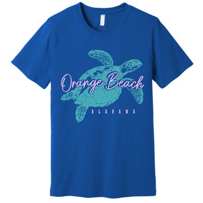 Orange Beach Alabama Al Sea Turtle Vacation Souvenir Gift Premium T-Shirt