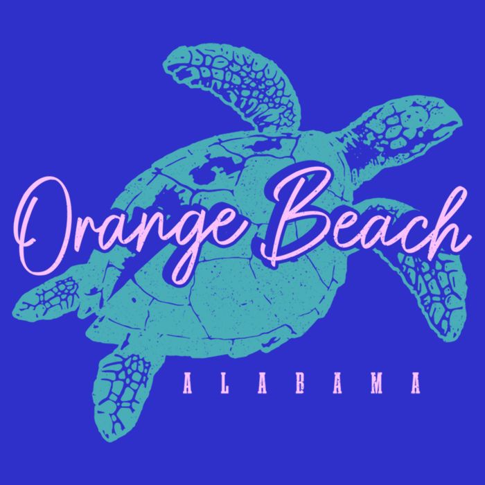 Orange Beach Alabama Al Sea Turtle Vacation Souvenir Gift Baby Bodysuit