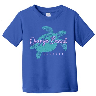 Orange Beach Alabama Al Sea Turtle Vacation Souvenir Gift Toddler T-Shirt