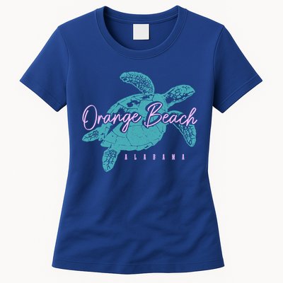 Orange Beach Alabama Al Sea Turtle Vacation Souvenir Gift Womens T-Shirt