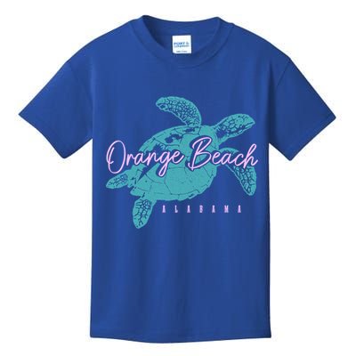 Orange Beach Alabama Al Sea Turtle Vacation Souvenir Gift Kids T-Shirt