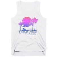 Orange Beach Alabama Surf Vintage Sunset Surfer Retro Tank Top