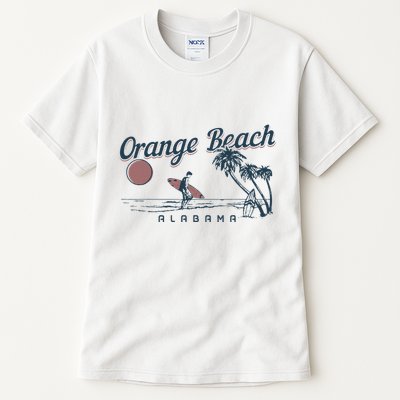 Orange Beach Alabama Surf Vintage Surfer Tall T-Shirt