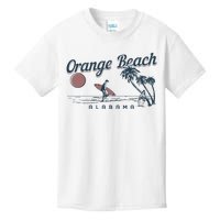 Orange Beach Alabama Surf Vintage Surfer Kids T-Shirt