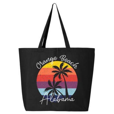 Orange Beach Alabama Vintage 80S Beach Island Surfer Gift 25L Jumbo Tote