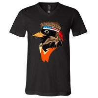 Oriole Bird American Hero Funny Trendy V-Neck T-Shirt