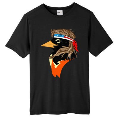 Oriole Bird American Hero Funny Trendy Tall Fusion ChromaSoft Performance T-Shirt