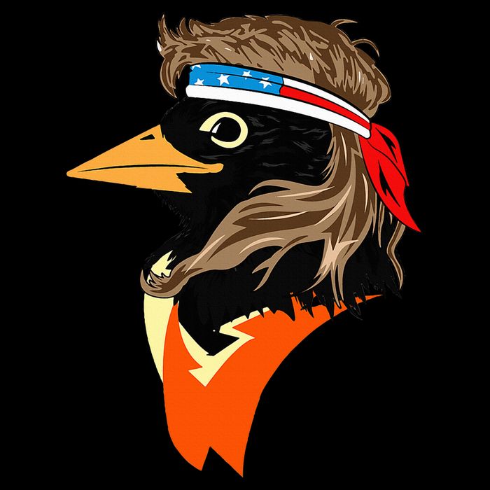 Oriole Bird American Hero Funny Trendy 16 in Basic Backpack