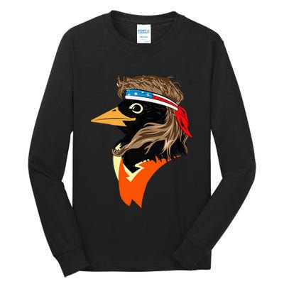 Oriole Bird American Hero Funny Trendy Tall Long Sleeve T-Shirt