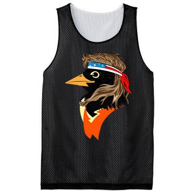 Oriole Bird American Hero Funny Trendy Mesh Reversible Basketball Jersey Tank