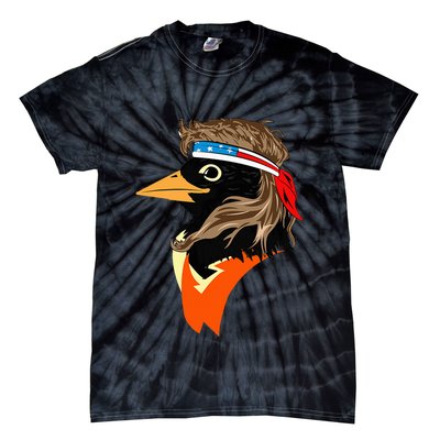 Oriole Bird American Hero Funny Trendy Tie-Dye T-Shirt