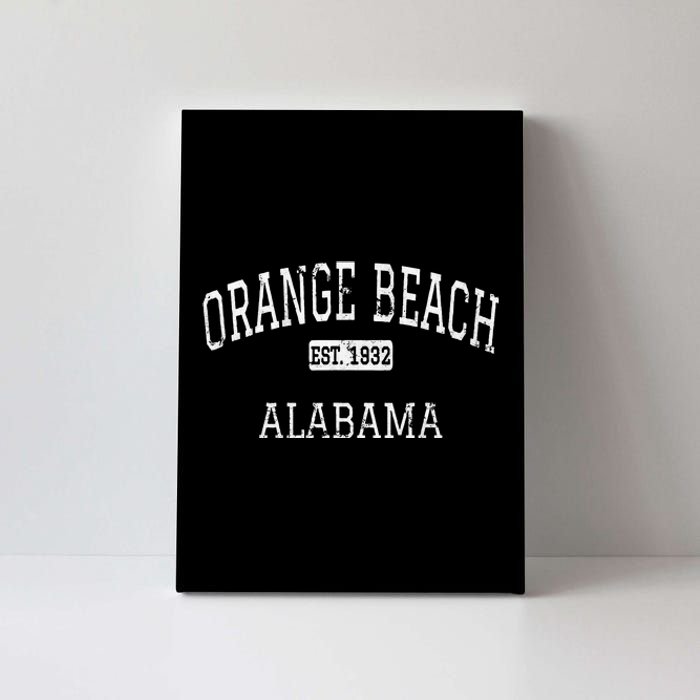 Orange Beach Alabama Al Vintage Canvas