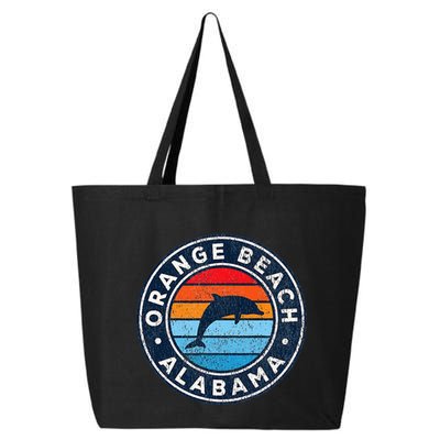 Orange Beach Alabama Al Vintage Dolphin Retro 70s 25L Jumbo Tote