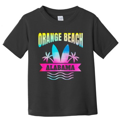 Orange Beach Alabama Beach Vacation Souvenir Toddler T-Shirt