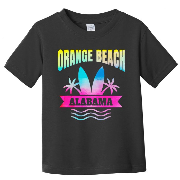 Orange Beach Alabama Beach Vacation Souvenir Toddler T-Shirt