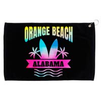 Orange Beach Alabama Beach Vacation Souvenir Grommeted Golf Towel