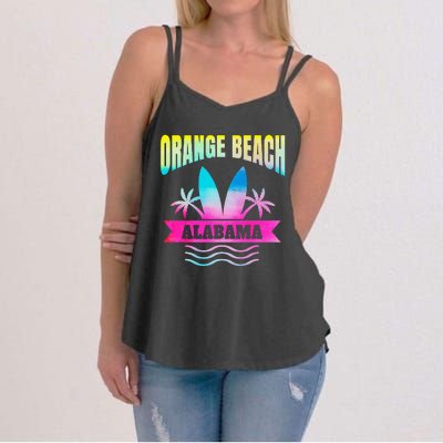 Orange Beach Alabama Beach Vacation Souvenir Women's Strappy Tank