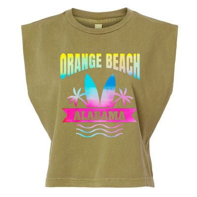 Orange Beach Alabama Beach Vacation Souvenir Garment-Dyed Women's Muscle Tee