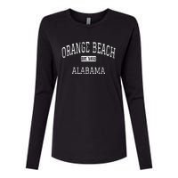 Orange Beach Alabama AL Vintage Womens Cotton Relaxed Long Sleeve T-Shirt