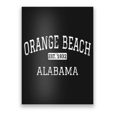 Orange Beach Alabama AL Vintage Poster