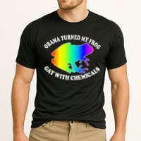 Obama Turned My Frog Gay With Chemicals Rainbow Cooling Performance Crew T-Shirt
