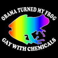 Obama Turned My Frog Gay With Chemicals Rainbow Cooling Performance Crew T-Shirt