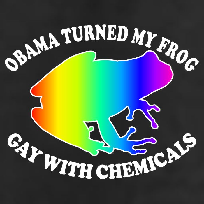 Obama Turned My Frog Gay With Chemicals Rainbow Adult Drive Performance Visor