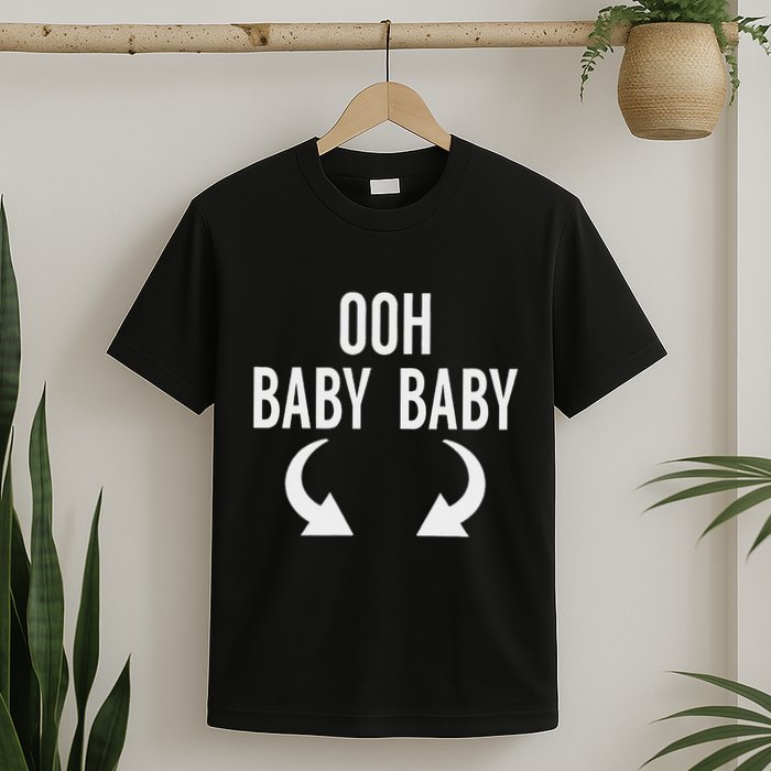 Ooh Baby Baby Funny Twins Announcement T-Shirt