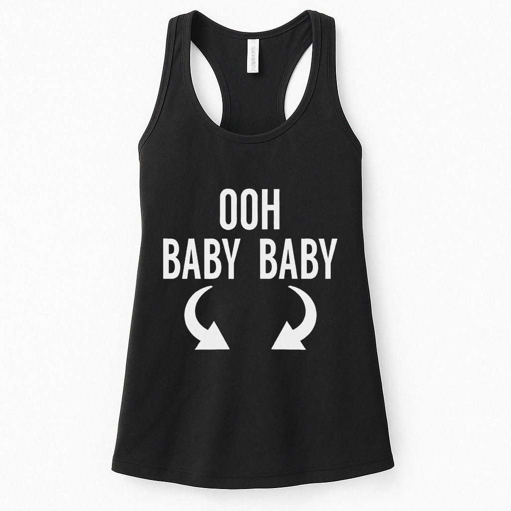 Ooh Baby Baby Funny Twins Announcement Womens Tank Top